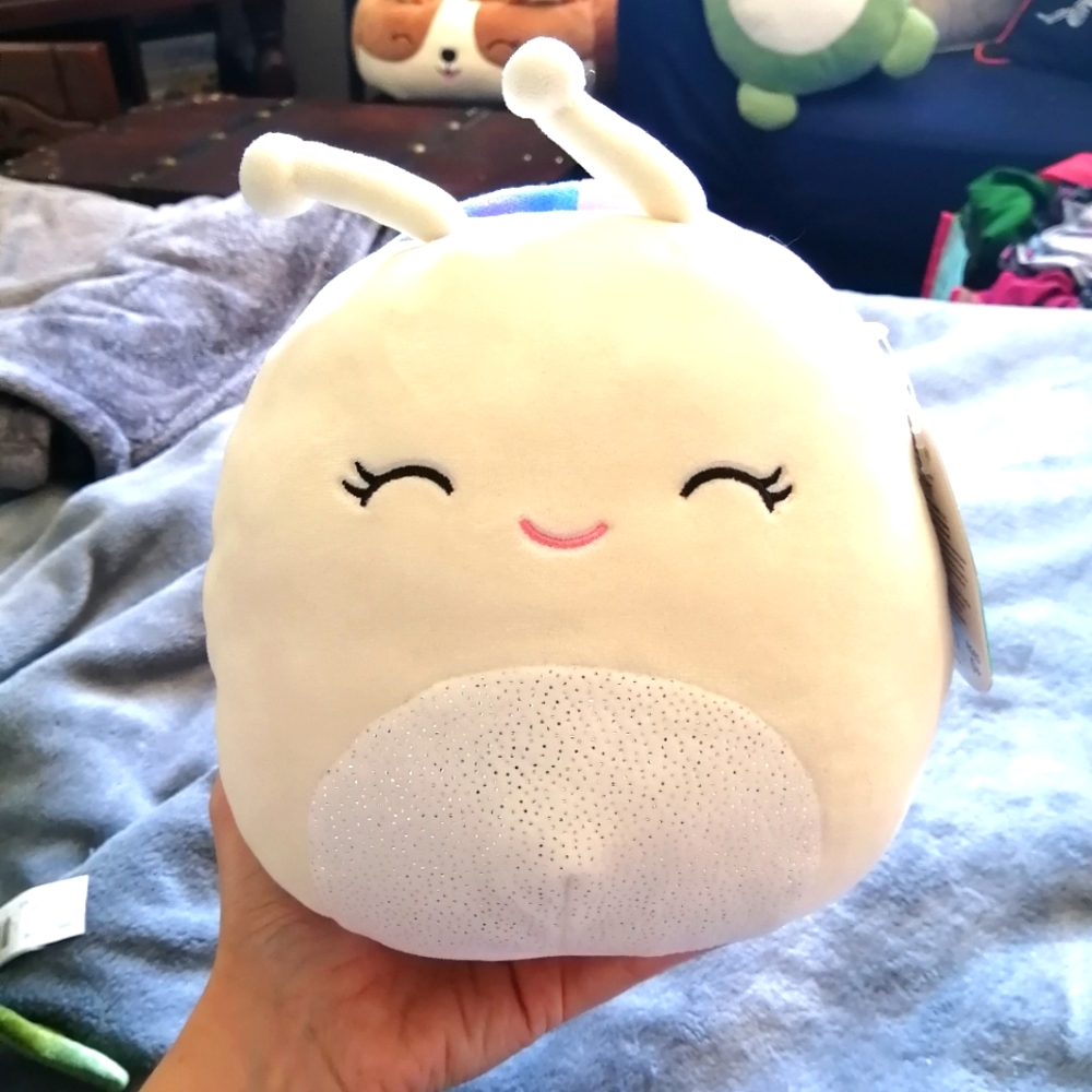 NWT Australian exclusive Elysa the snail squishmallow plush with soft antenna - Picture 1 of 5
